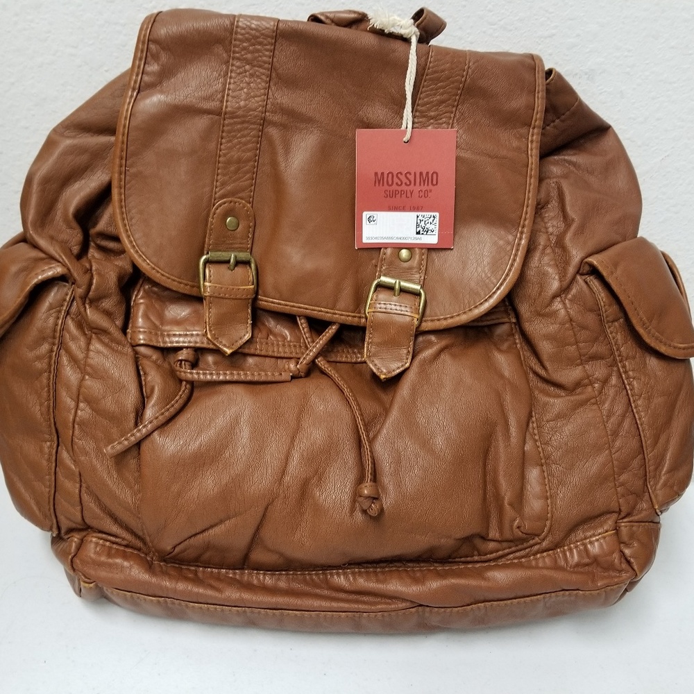 Mossimo Backpack Handbag - Brown